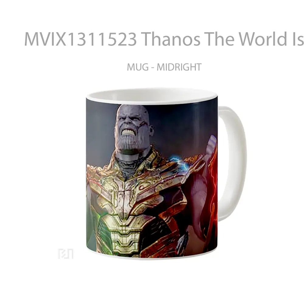Mug Thanos The World Is Mine Gelas Keramik Unik - All-side / Desain