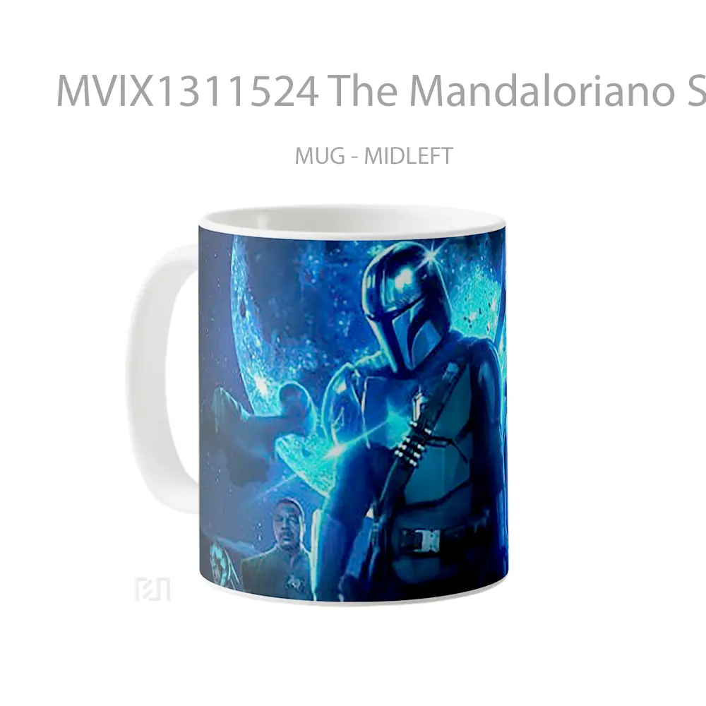 Mug The Mandaloriano Star Wars Season 3 Gelas Star Wars - All-side / Desain