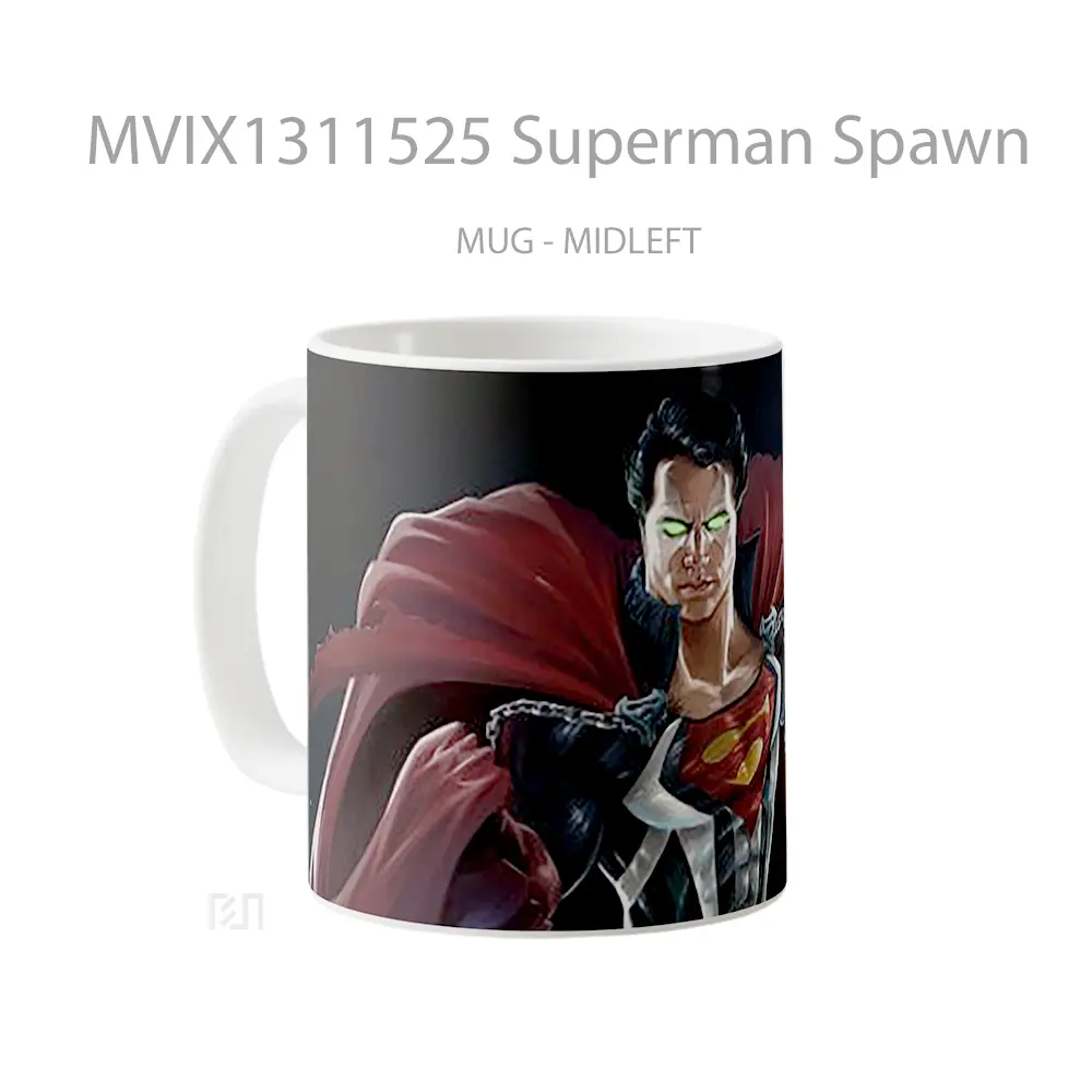 Mug Superman Spawn Gelas Superhero - All-side / Desain