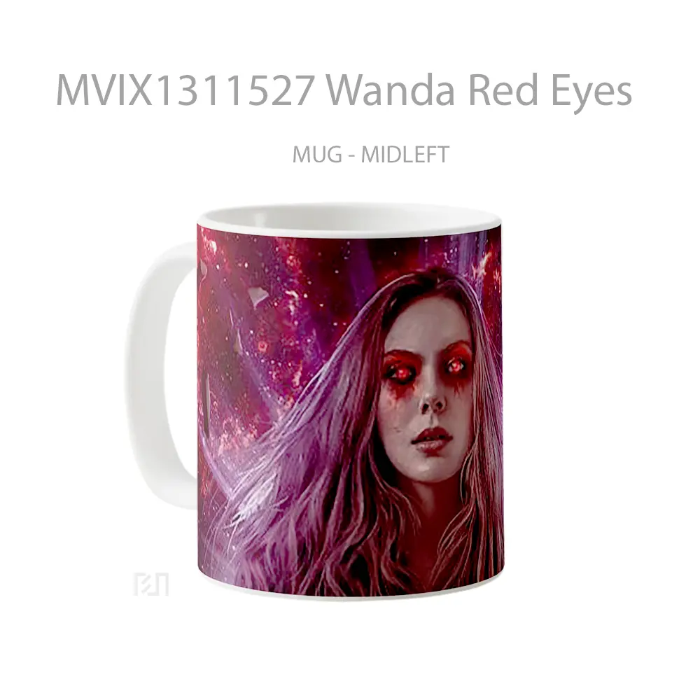 Mug Wanda Red Eyes Gelas Keramik Unik - All-side / Desain