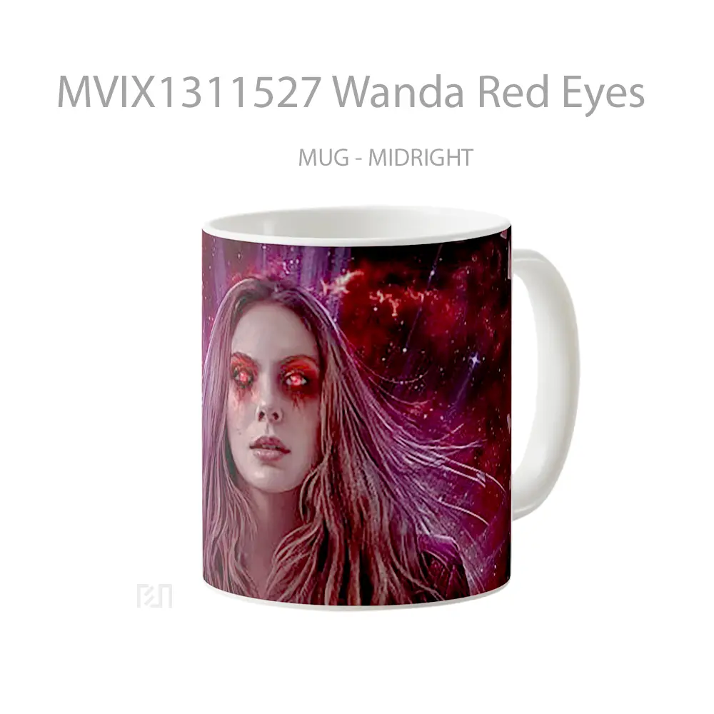 Mug Wanda Red Eyes Gelas Keramik Unik - All-side / Desain
