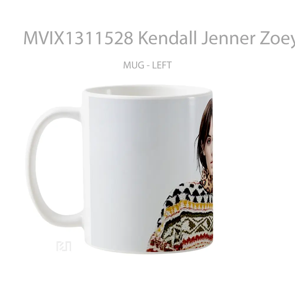 Mug Kendall Jenner Zoey Grossman For Elle Gelas Selebriti - All-side / Desain