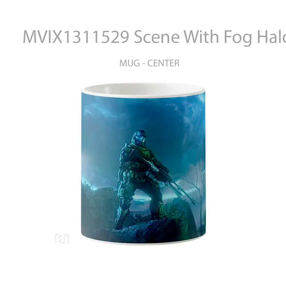 Mug Scene With Fog Halo Cangkir Gamer