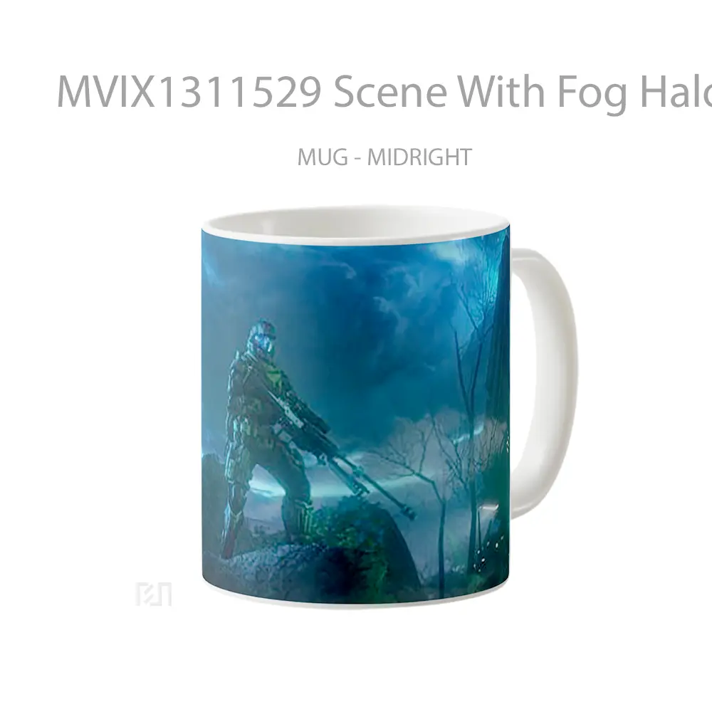 Mug Scene With Fog Halo Cangkir Gamer - All-side / Desain