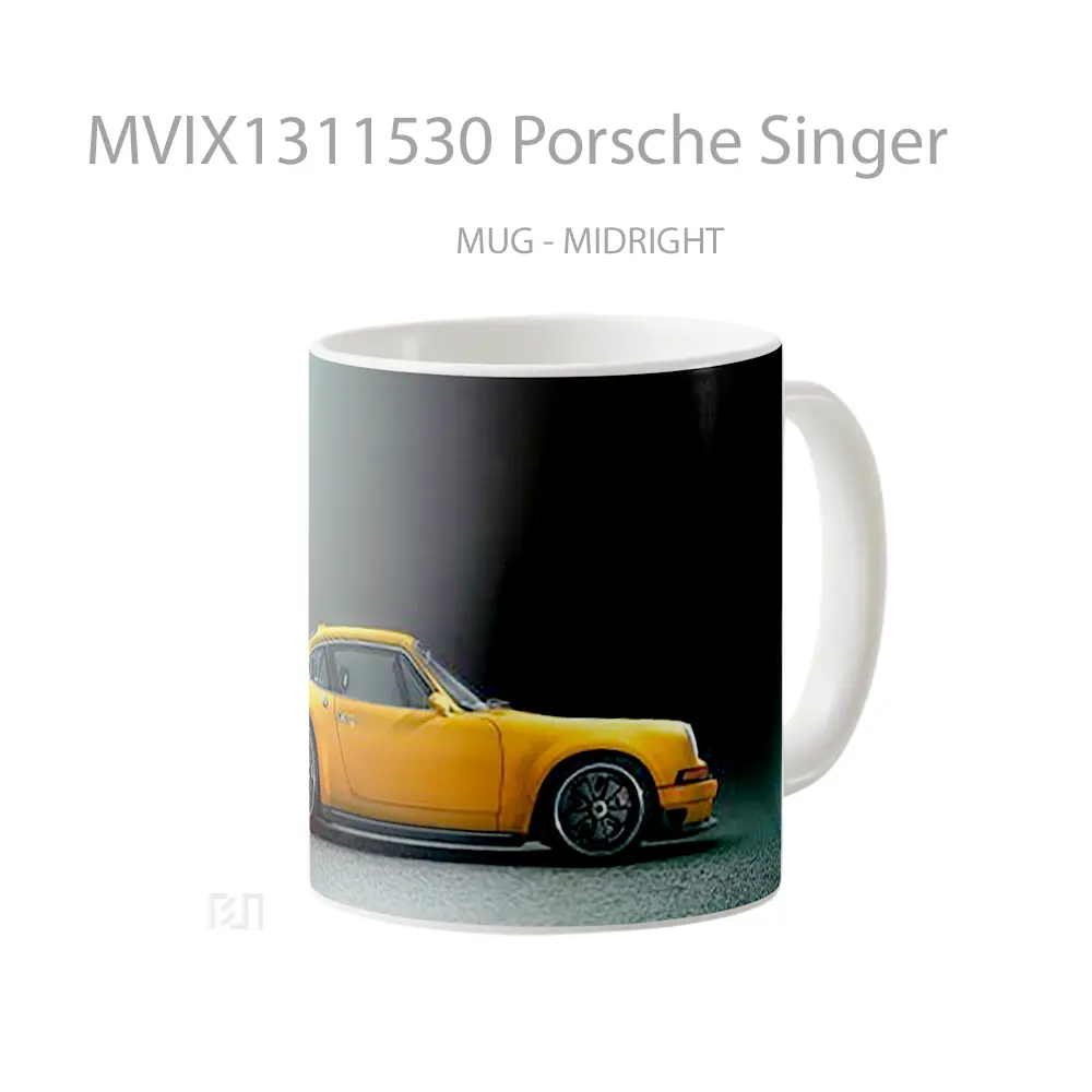 Mug Porsche Singer Cangkir Mobil - All-side / Desain