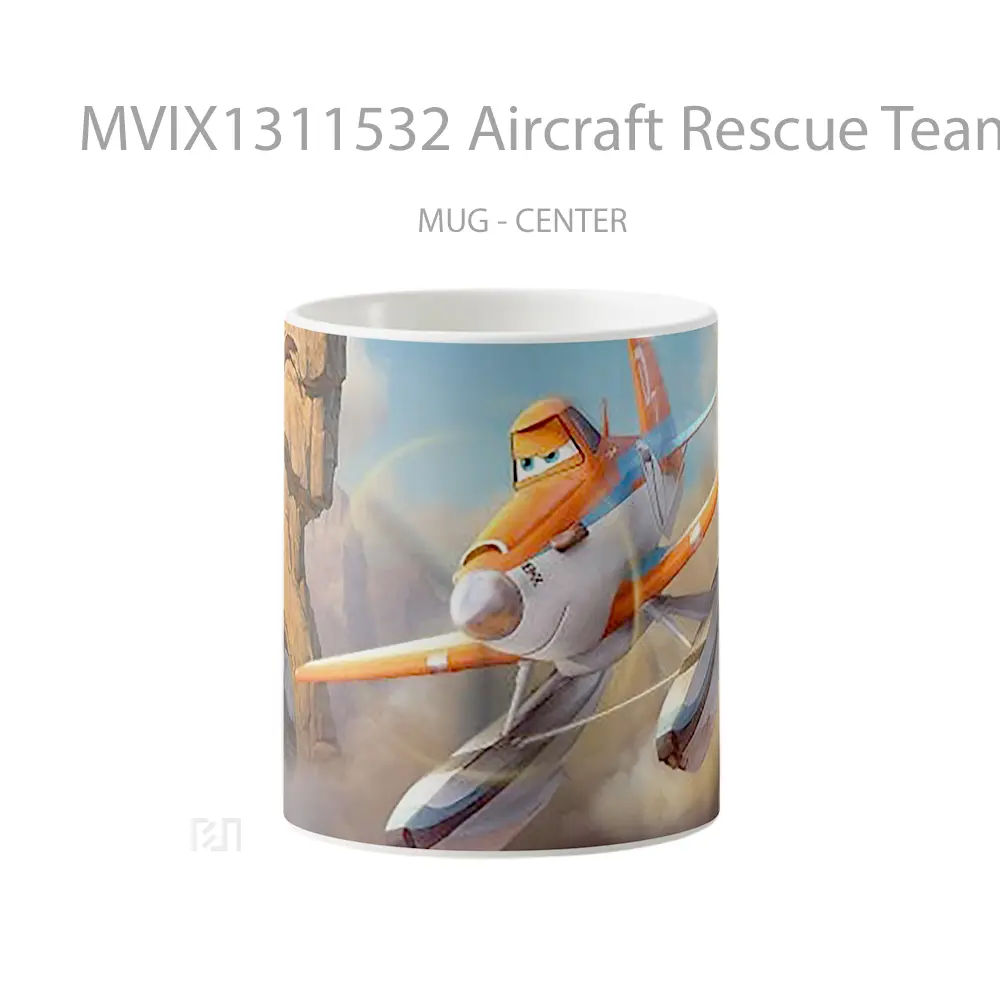 Mug Aircraft Rescue Team Gelas Keramik Unik