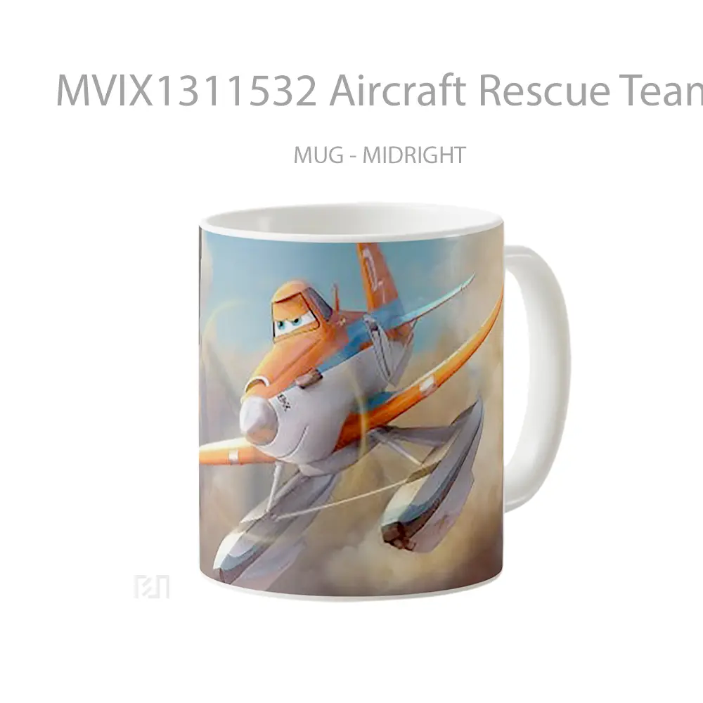 Mug Aircraft Rescue Team Gelas Keramik Unik - All-side / Desain