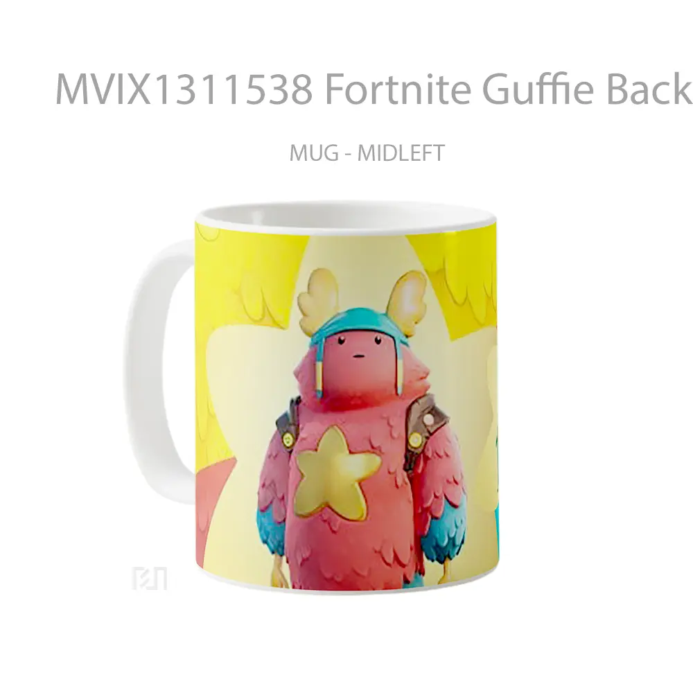 Mug Fortnite Guffie Back Bling Cangkir Gamer - All-side / Desain