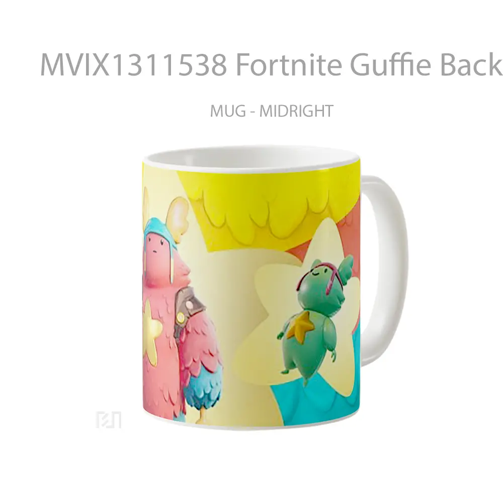 Mug Fortnite Guffie Back Bling Cangkir Gamer - All-side / Desain