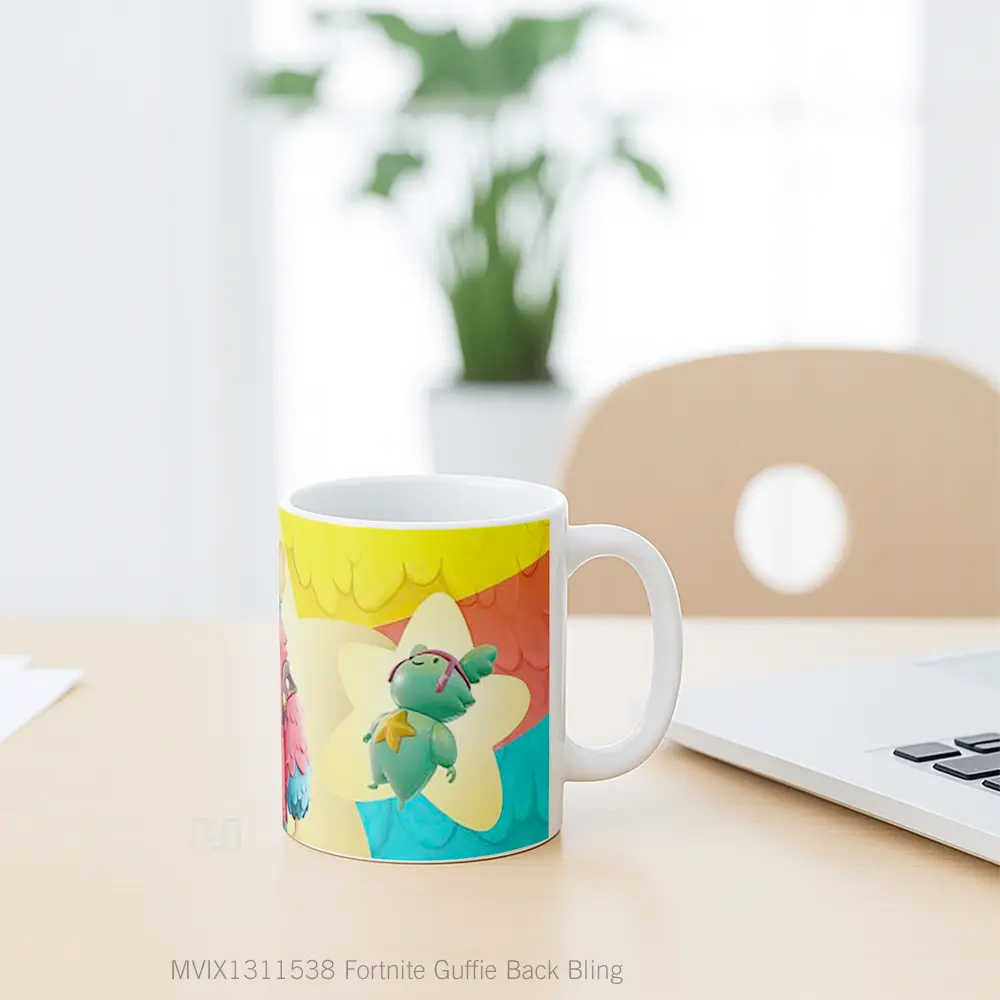 Mug Fortnite Guffie Back Bling Cangkir Gamer - All-side / Desain