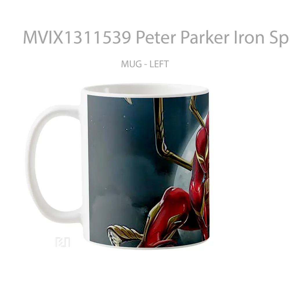 Mug Peter Parker Iron Spider Gelas Keramik Unik - All-side / Desain