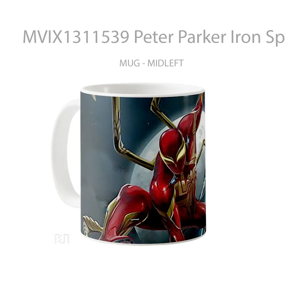 Mug Peter Parker Iron Spider Gelas Keramik Unik - All-side / Desain