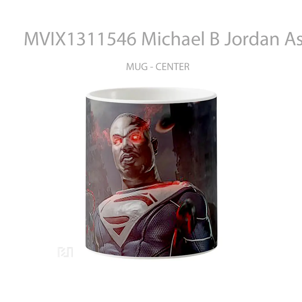 Mug Michael B Jordan As Superman Gelas Superhero