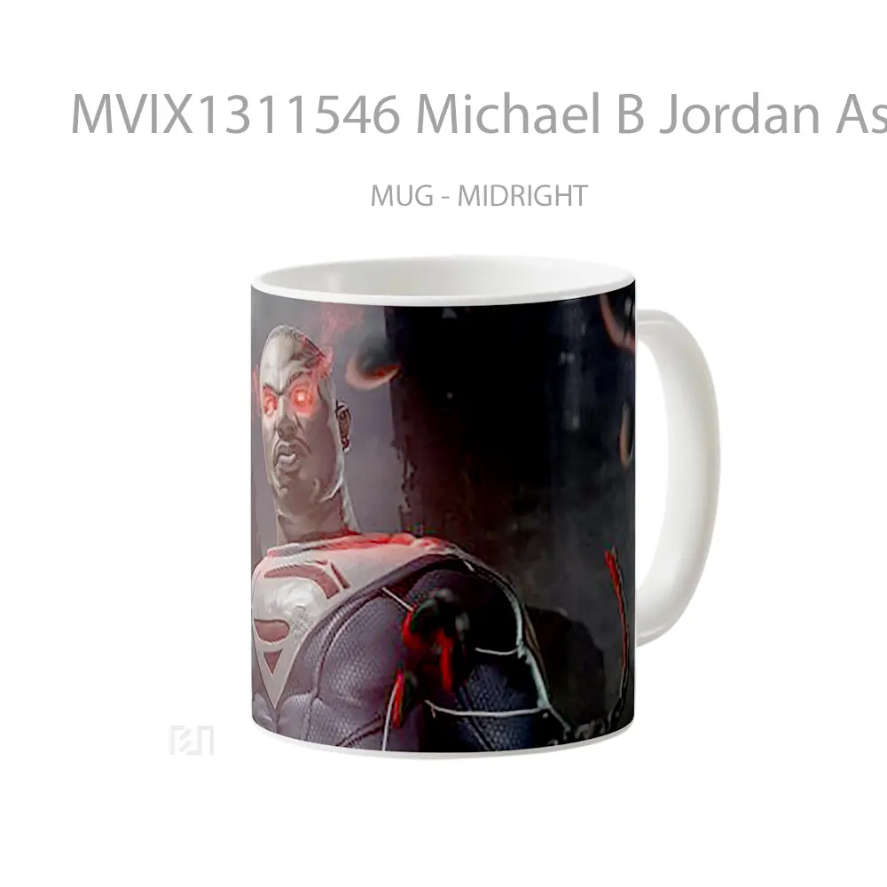 Mug Michael B Jordan As Superman Gelas Superhero - All-side / Desain