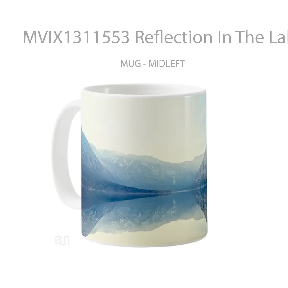 Mug Reflection In The Lake Gelas Pemandangan Alam - All-side / Desain