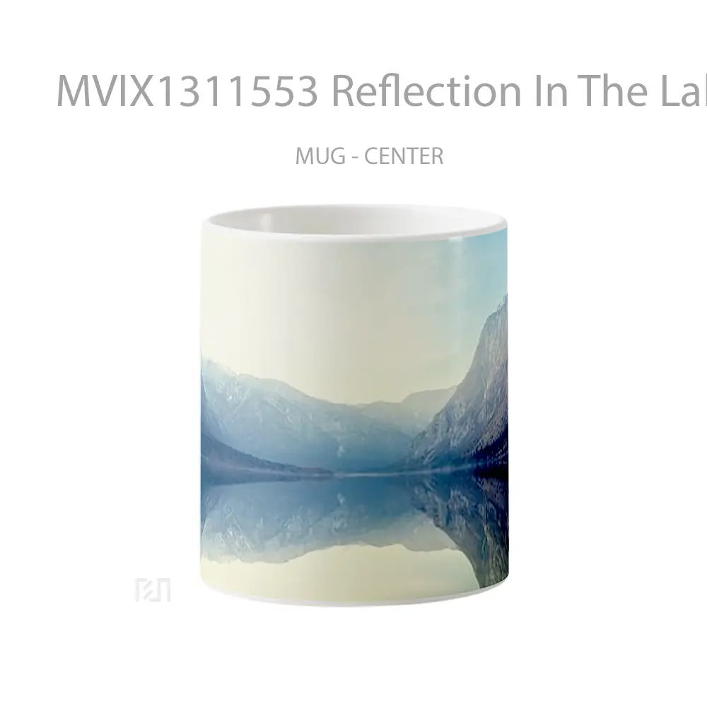 Mug Reflection In The Lake Gelas Pemandangan Alam