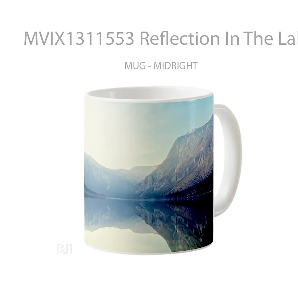 Mug Reflection In The Lake Gelas Pemandangan Alam - All-side / Desain