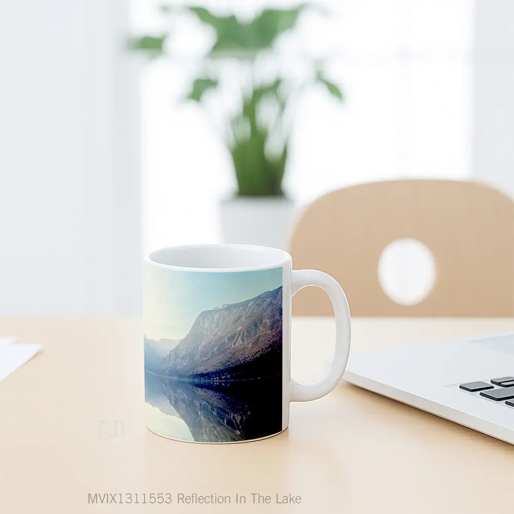 Mug Reflection In The Lake Gelas Pemandangan Alam - All-side / Desain