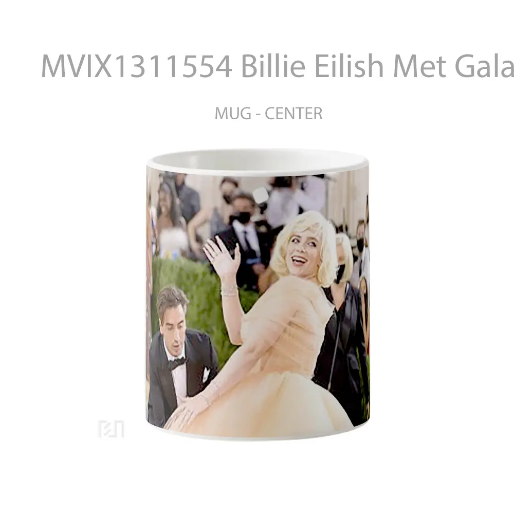 Mug Billie Eilish Met Gala 2021 Gelas Selebriti