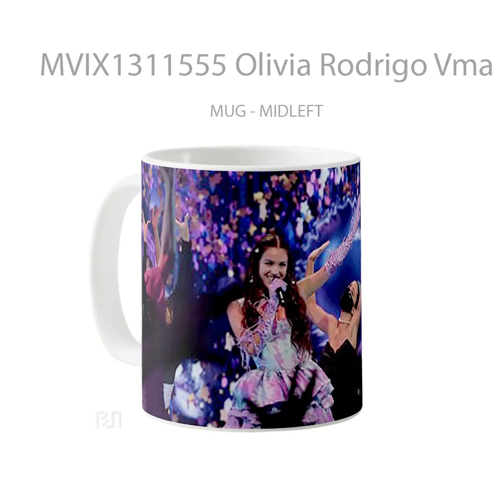 Mug Olivia Rodrigo Vma 2021 Gelas Selebriti - All-side / Desain