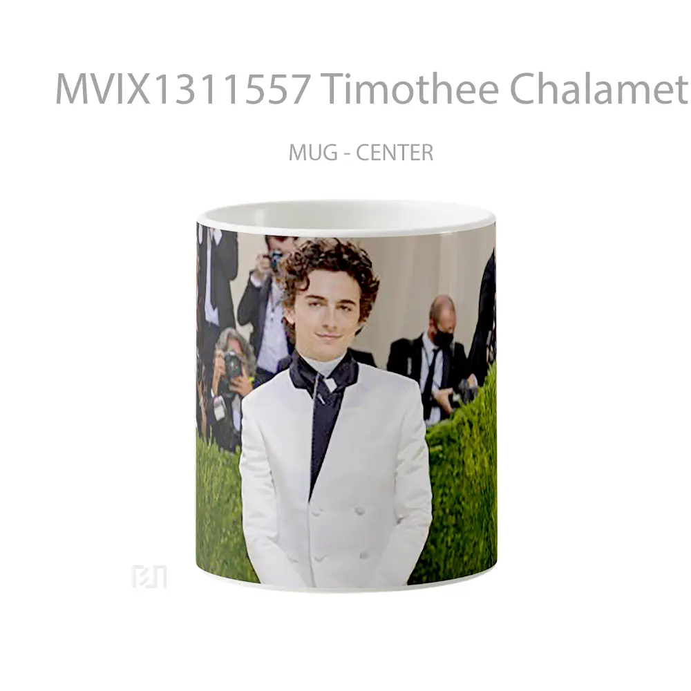 Mug Timothee Chalamet Met Gala 2021 Gelas Keramik Unik