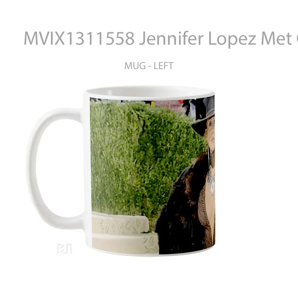 Mug Jennifer Lopez Met Gala 2021 Gelas Selebriti - All-side / Desain