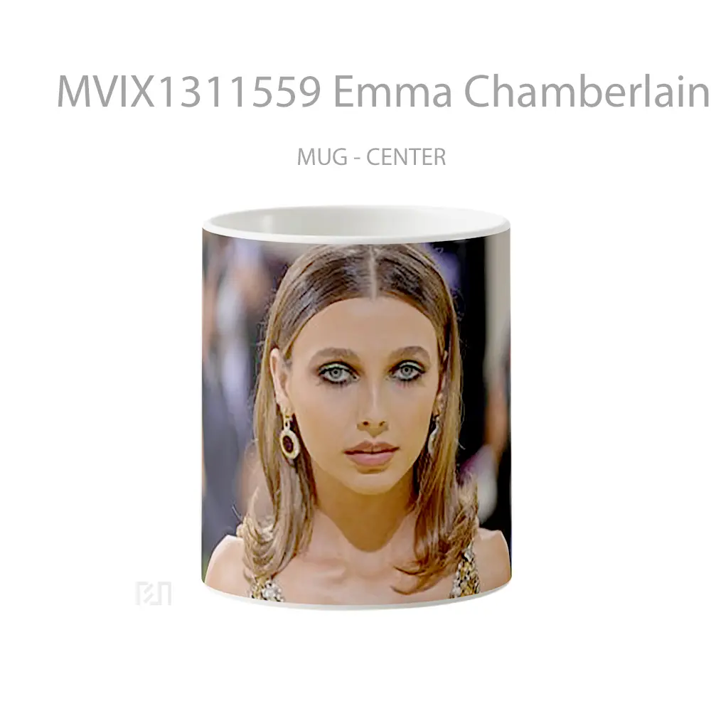 Mug Emma Chamberlain Met Gala 2021 Gelas Keramik Unik