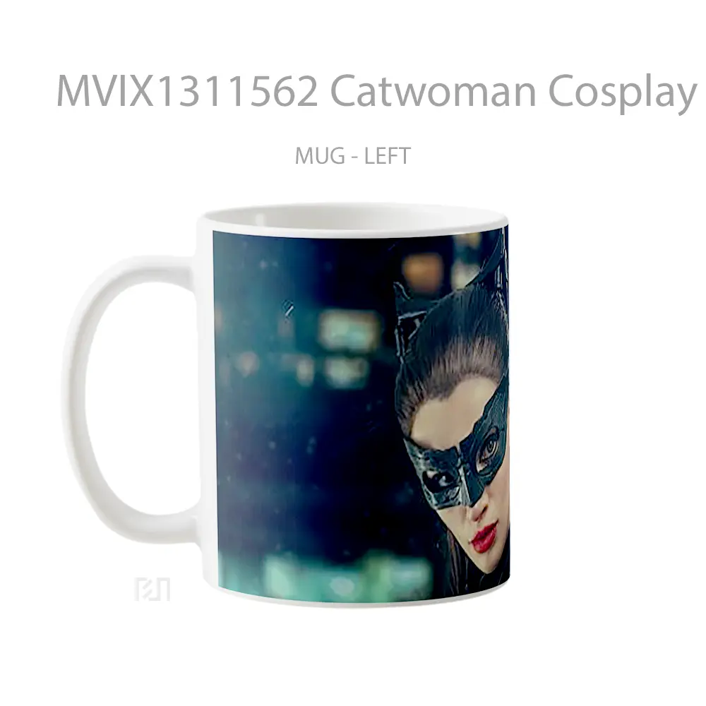 Mug Catwoman Cosplay Gelas Keramik Unik - All-side / Desain