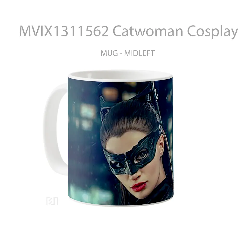 Mug Catwoman Cosplay Gelas Keramik Unik - All-side / Desain