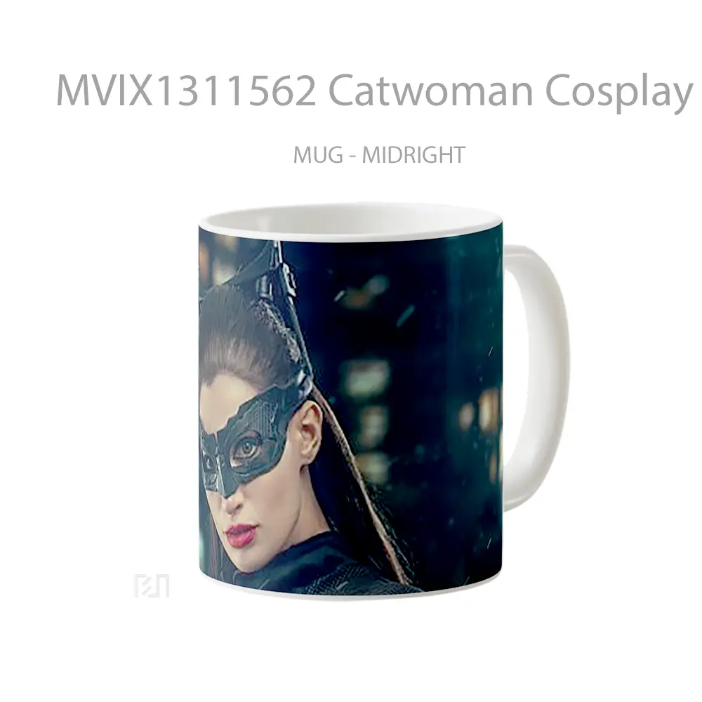 Mug Catwoman Cosplay Gelas Keramik Unik - All-side / Desain