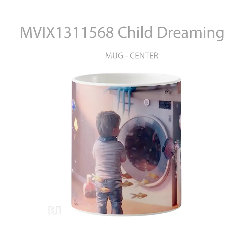 Mug Child Dreaming Gelas Keramik Unik