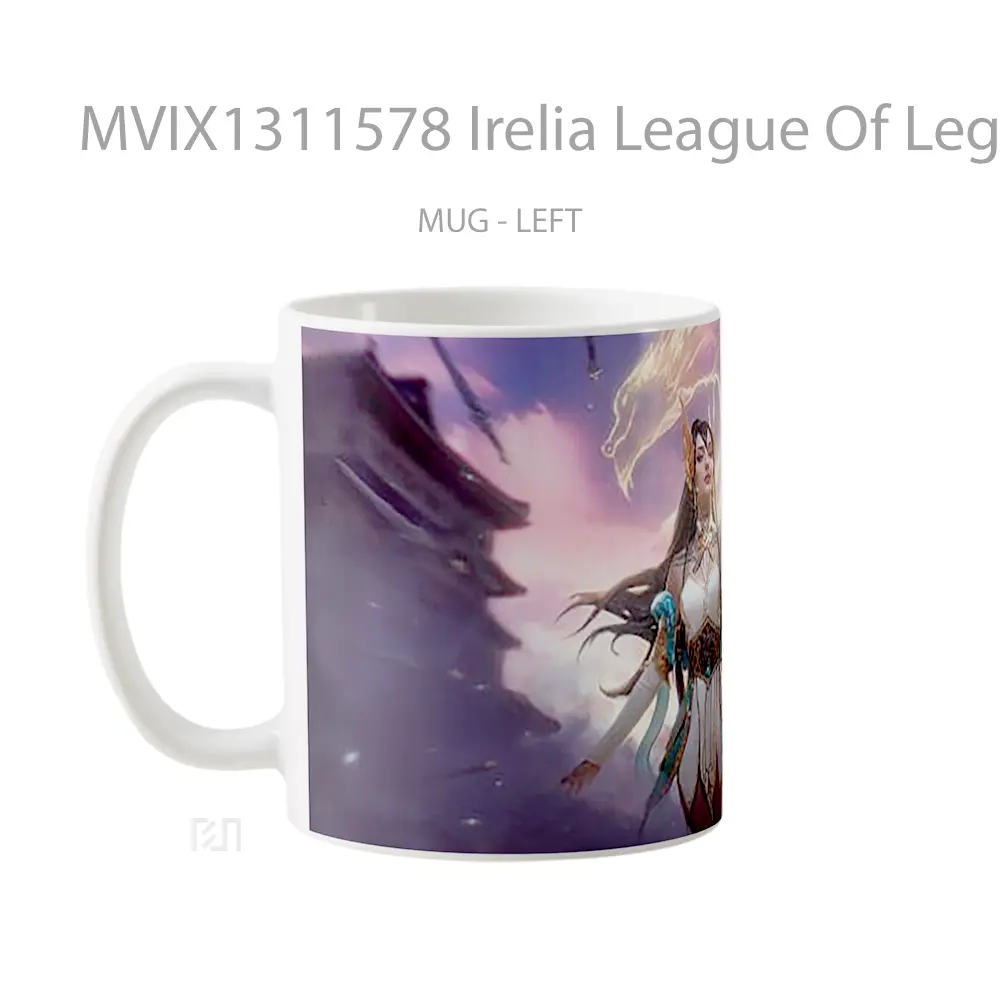 Mug Irelia League Of Legends Digital Art Cangkir Gamer - All-side / Desain