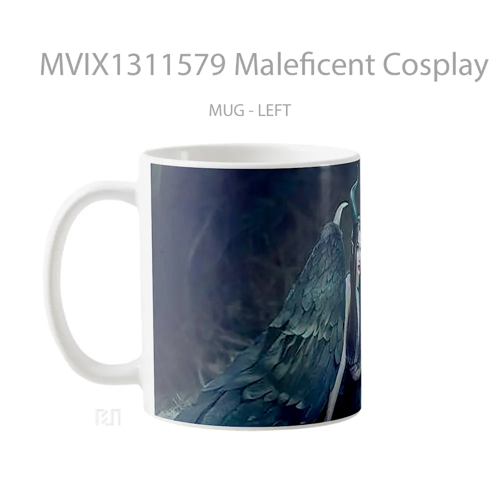 Mug Maleficent Cosplay Gelas Keramik Unik - All-side / Desain