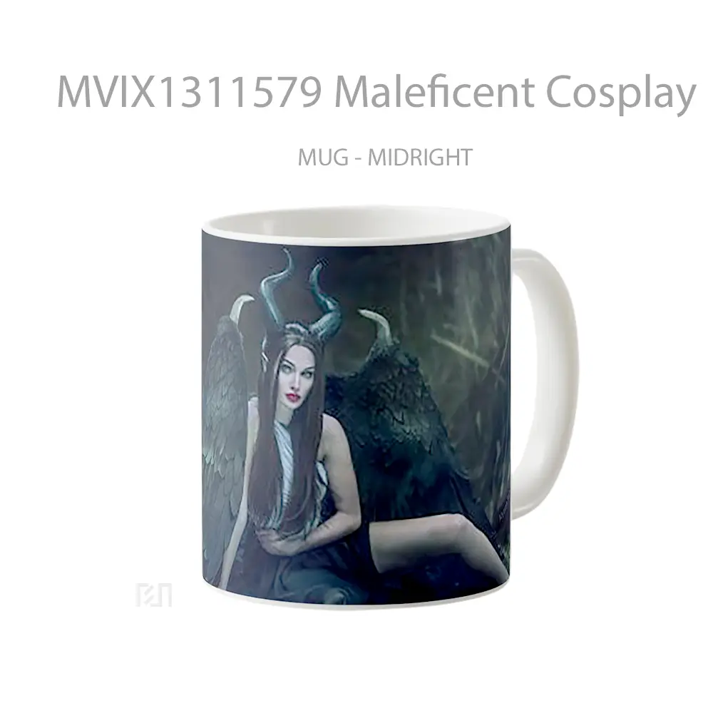 Mug Maleficent Cosplay Gelas Keramik Unik - All-side / Desain