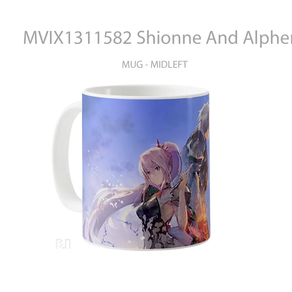 Mug Shionne And Alphen From Tales Of Arise Gelas Keramik Unik - All-side / Desain
