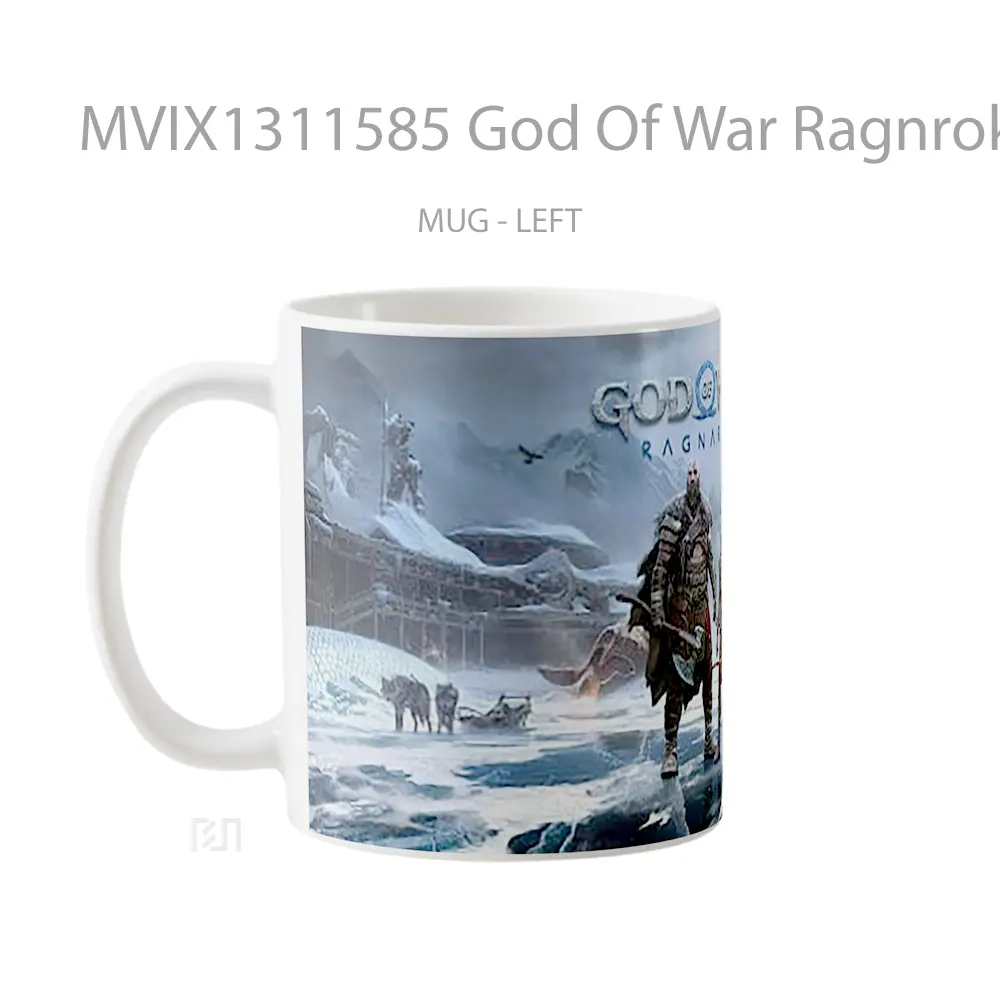 Mug God Of War Ragnrok Characters Gelas Keramik Unik - All-side / Desain