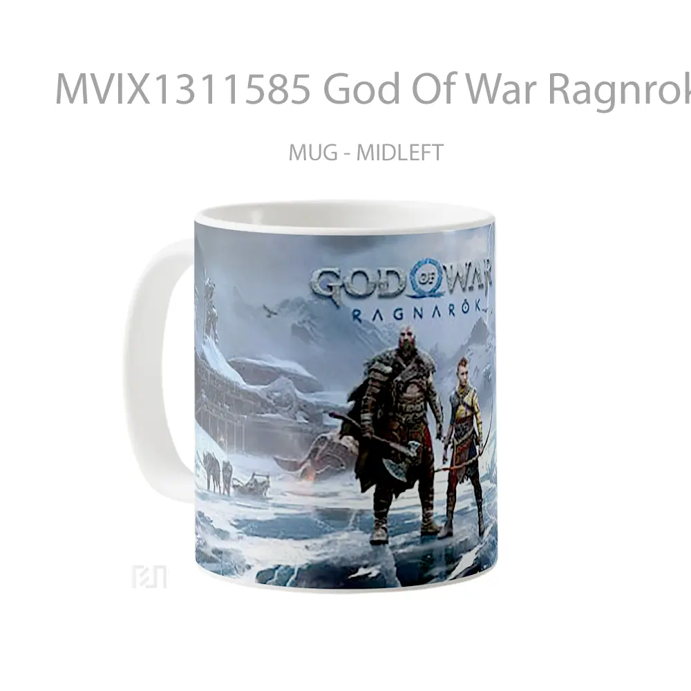 Mug God Of War Ragnrok Characters Gelas Keramik Unik - All-side / Desain