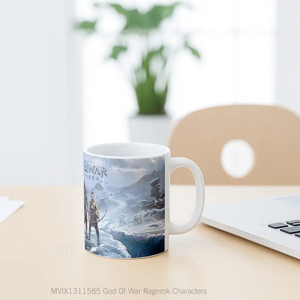 Mug God Of War Ragnrok Characters Gelas Keramik Unik - All-side / Desain