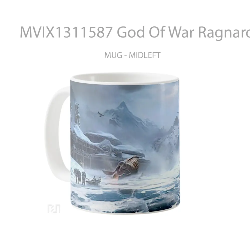 Mug God Of War Ragnarok Landscape Gelas Pemandangan Alam - All-side / Desain