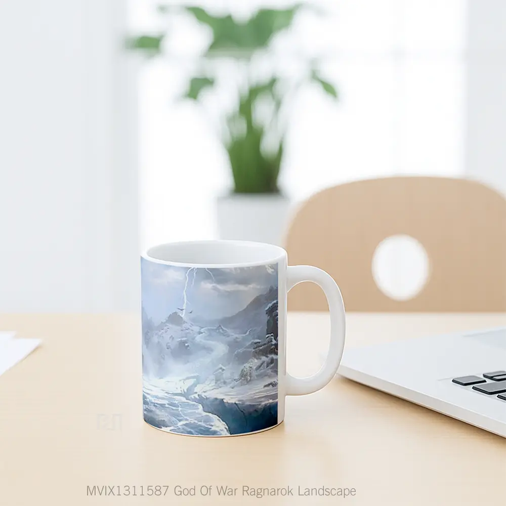 Mug God Of War Ragnarok Landscape Gelas Pemandangan Alam - All-side / Desain