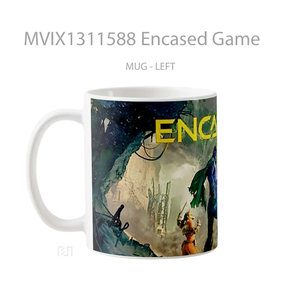 Mug Encased Game Cangkir Gamer - All-side / Desain