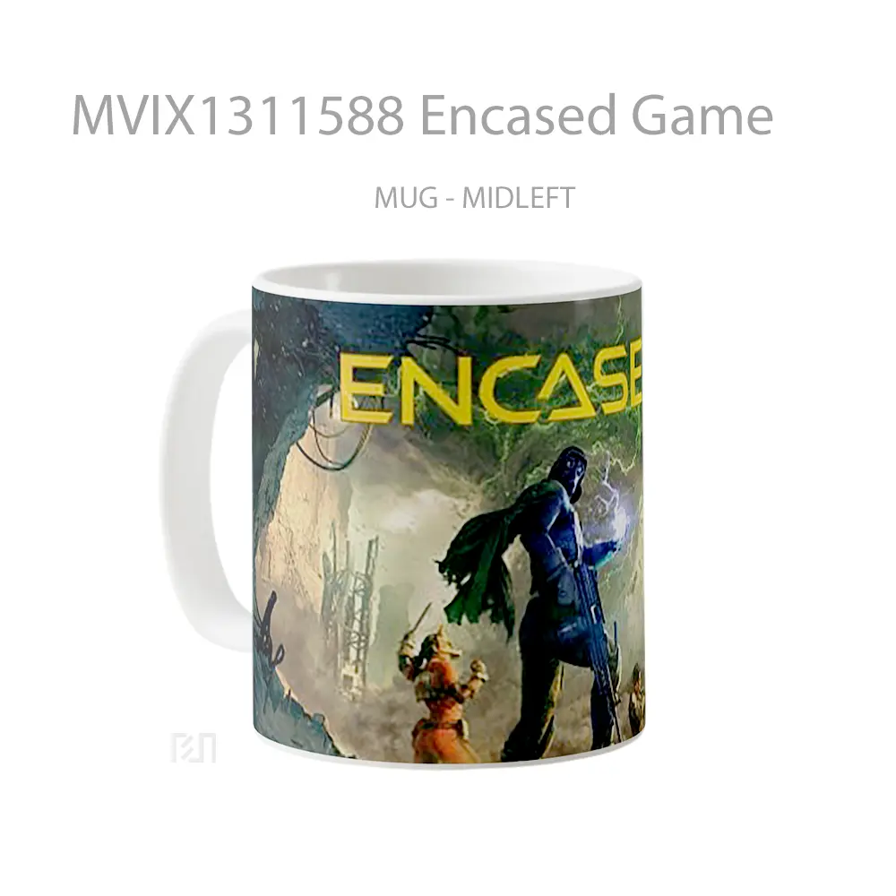 Mug Encased Game Cangkir Gamer - All-side / Desain