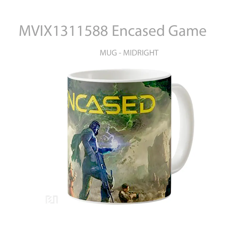 Mug Encased Game Cangkir Gamer - All-side / Desain