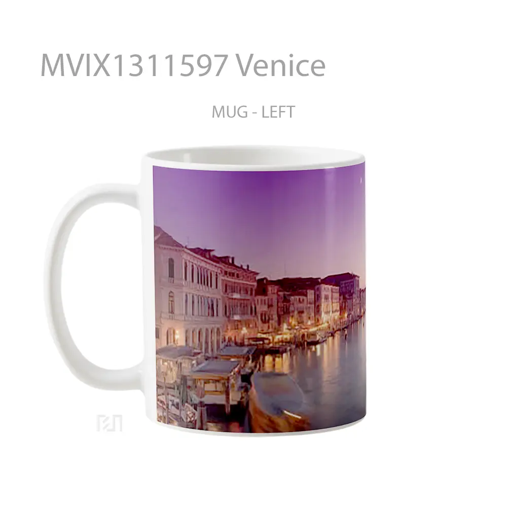 Mug Venice Gelas Keramik Unik - All-side / Desain