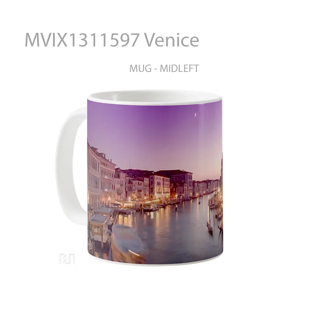 Mug Venice Gelas Keramik Unik - All-side / Desain