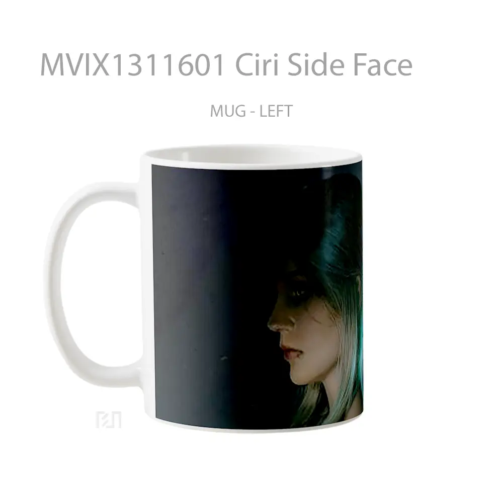 Mug Ciri Side Face Gelas Keramik Unik - All-side / Desain