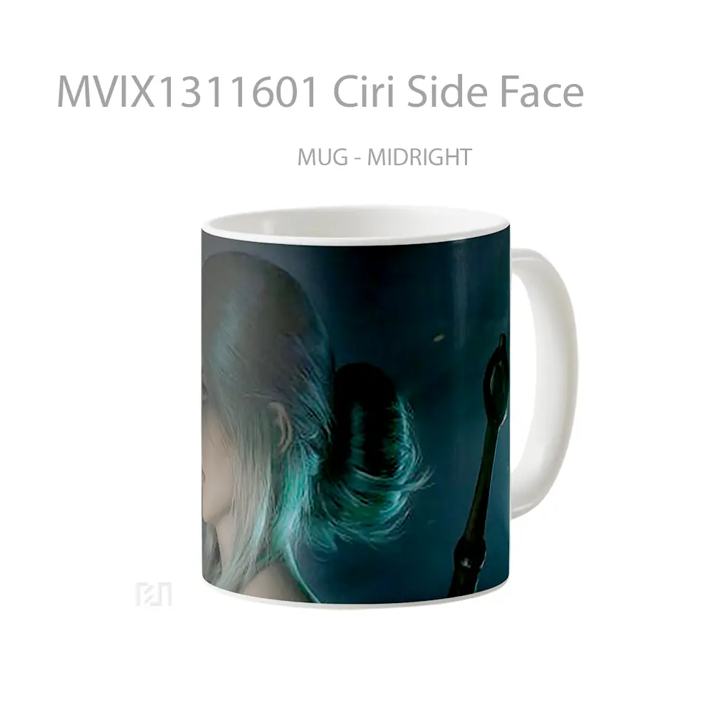 Mug Ciri Side Face Gelas Keramik Unik - All-side / Desain