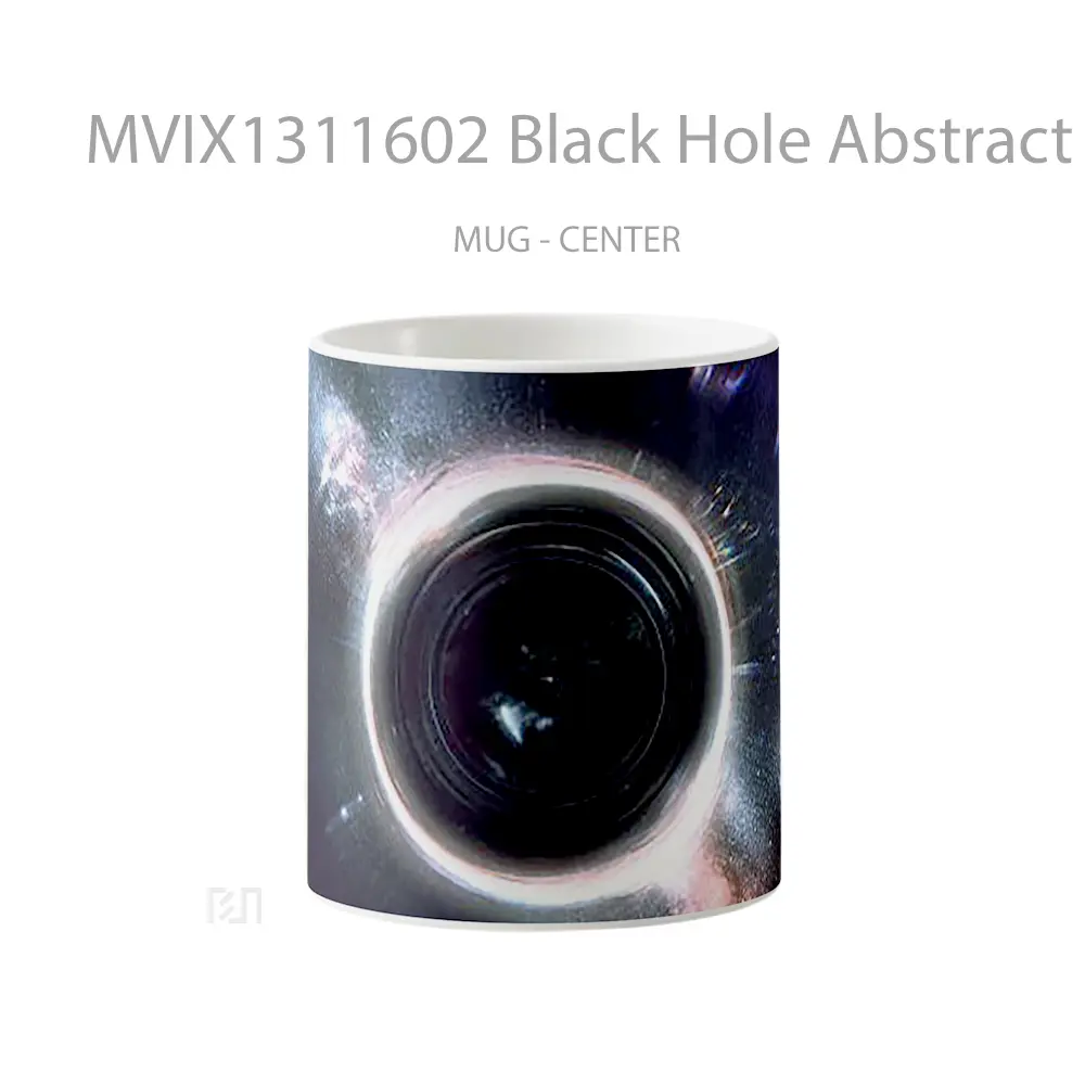 Mug Black Hole Abstract Gelas Seni Modern