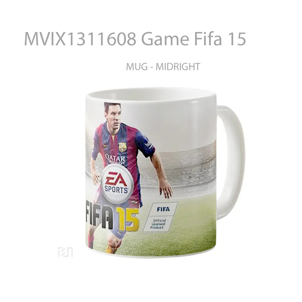 Mug Game Fifa 15 Cangkir Gamer - All-side / Desain