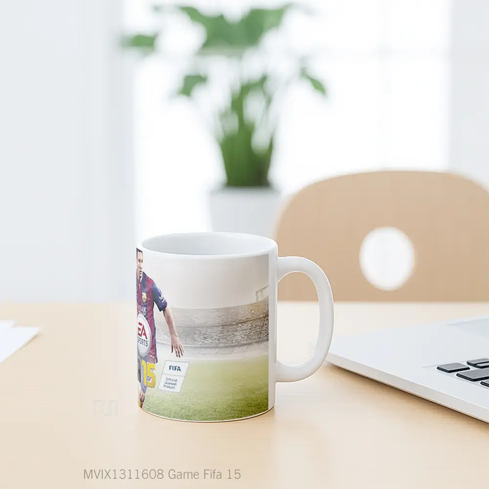 Mug Game Fifa 15 Cangkir Gamer - All-side / Desain